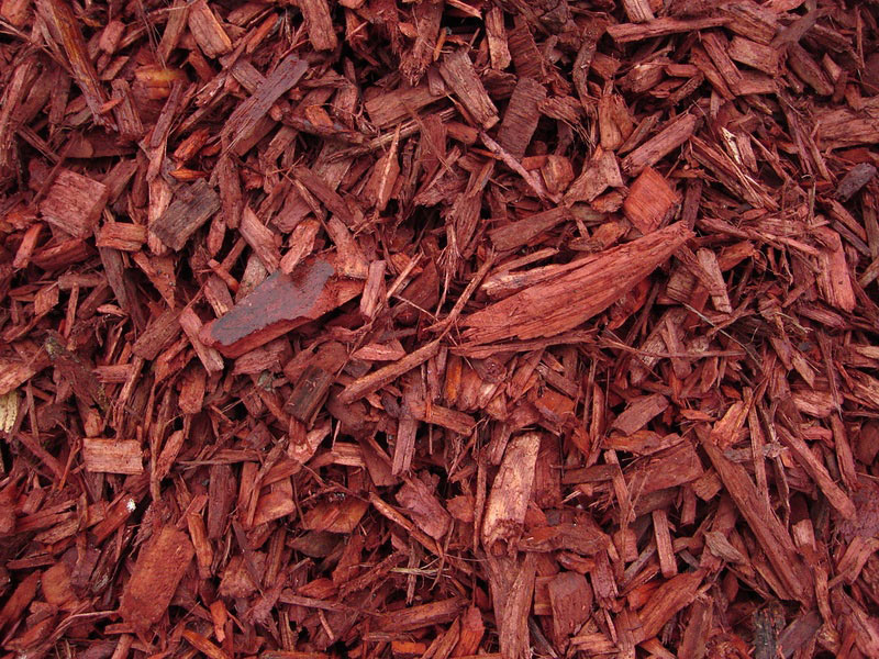 Image of Wood chips red